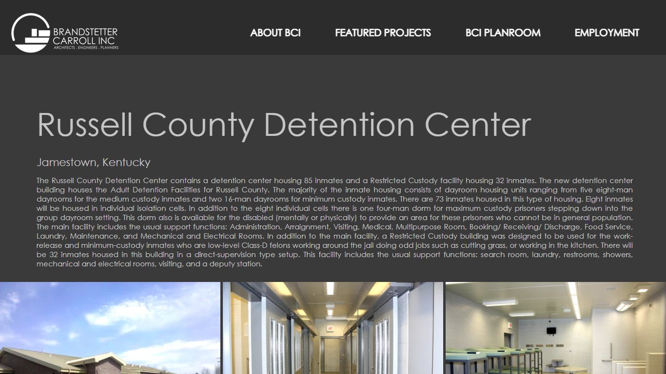 RUSSELL COUNTY DETENTION CENTER | Brandstetter Carroll
